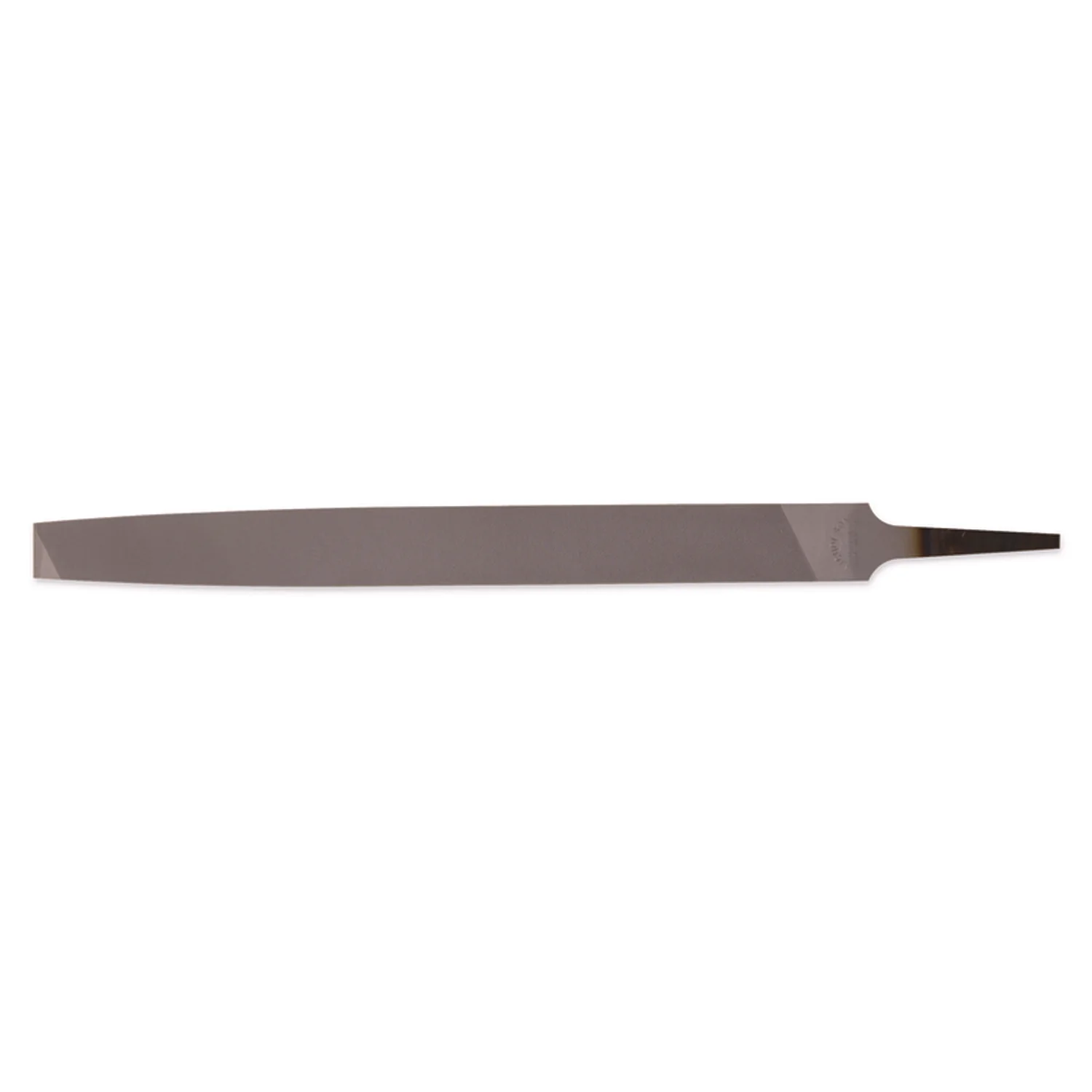 10 in. L High Carbon Steel Single Cut File 21839 21283 - Image 2