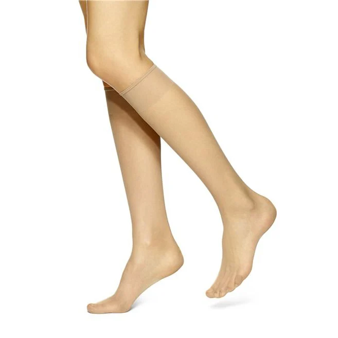 10 Pair Nylon Knee Highs NN1031 - Image 3