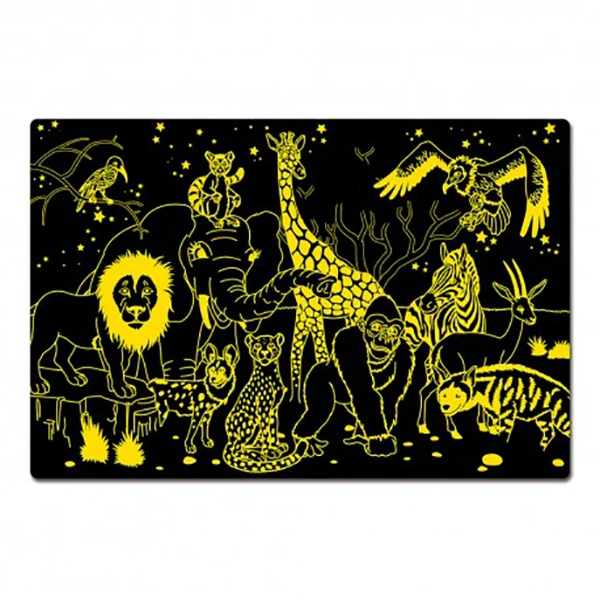 100-Piece Glow in the Dark Wildlife Puzzle 115237 - Image 2