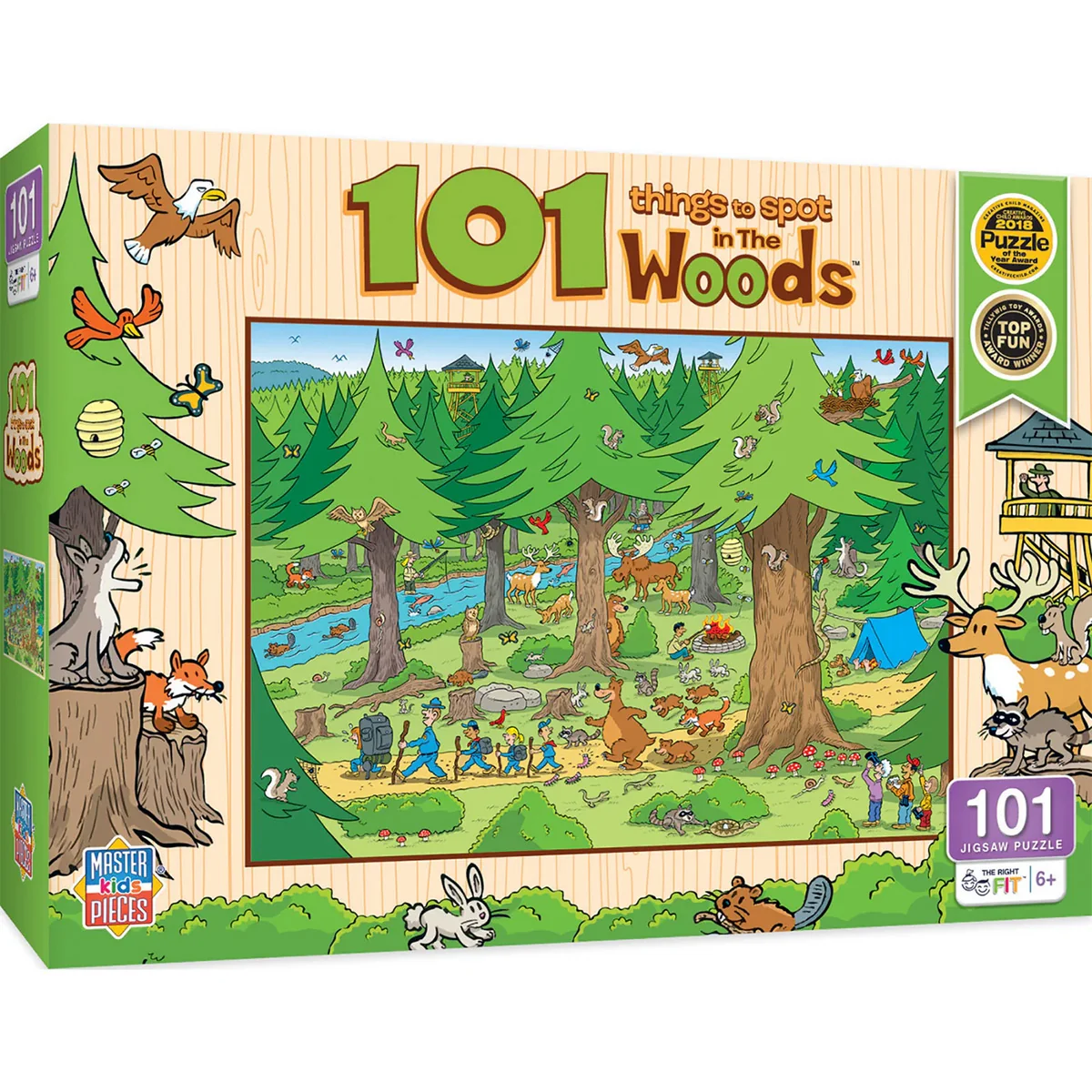 101 Things to Spot in the Woods - 101 PC Puzzle