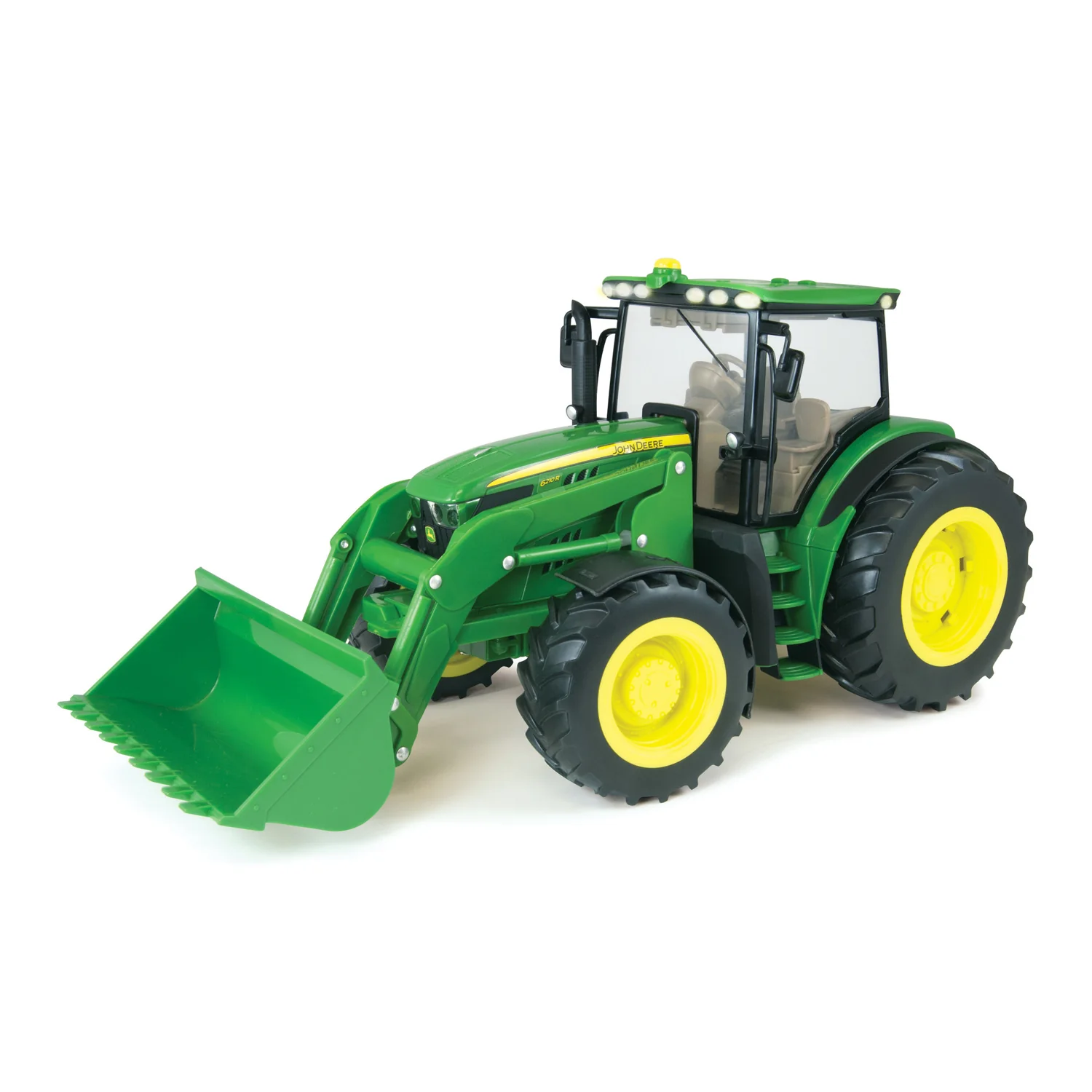 1:16 Big Farm John Deere 6210R Tractor with Loader 46074 - Image 2