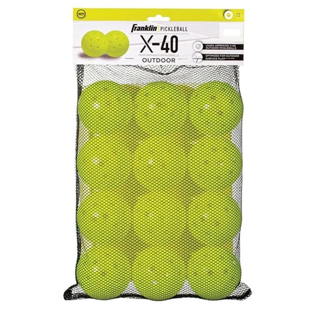 12-Pack X-40 Outdoor Pickleballs 52897 - Image 2