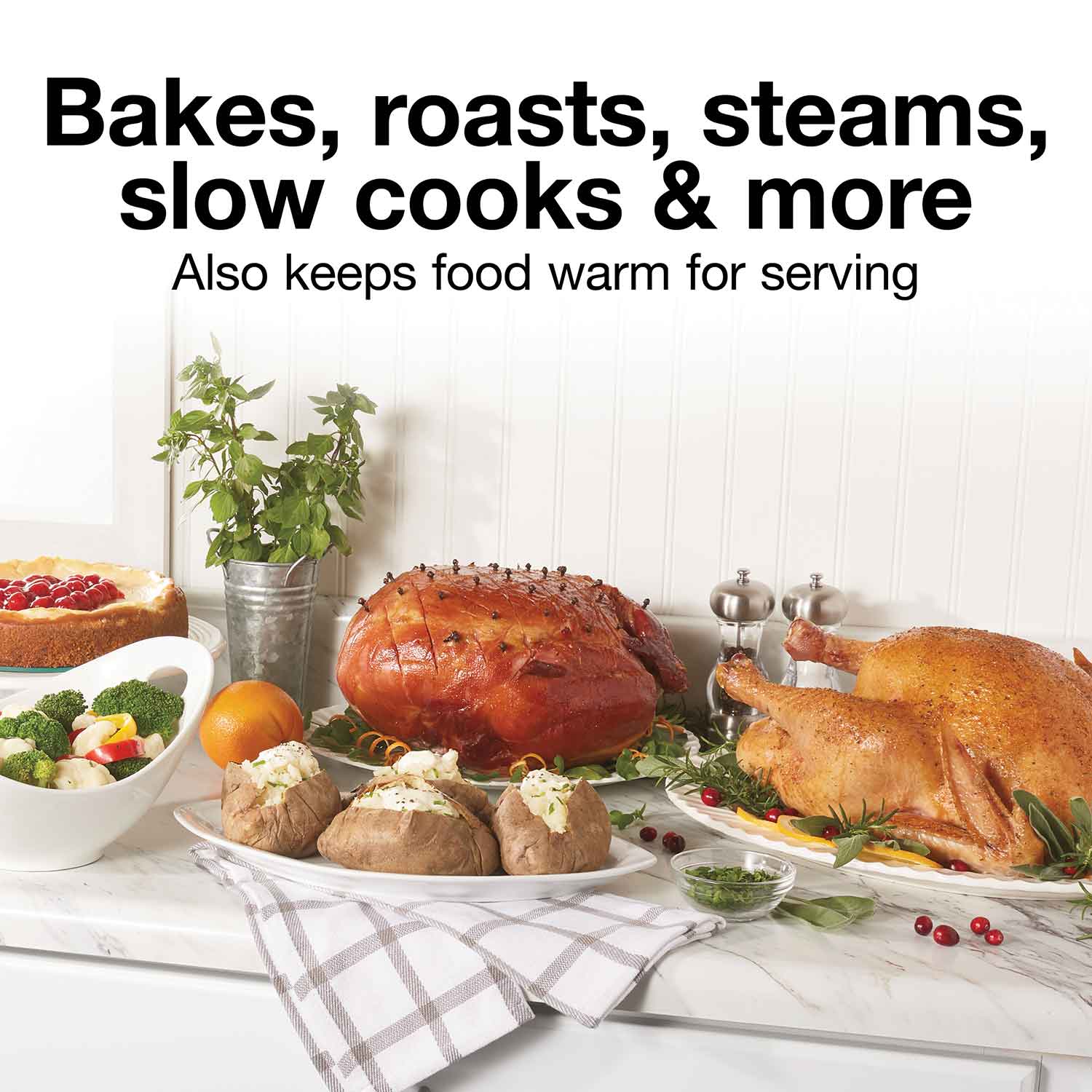 18-Quart Electric Roaster Oven 32200 - Image 3