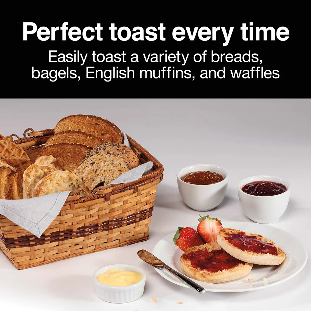 2-Slice Black Toaster 22624 - Image 2
