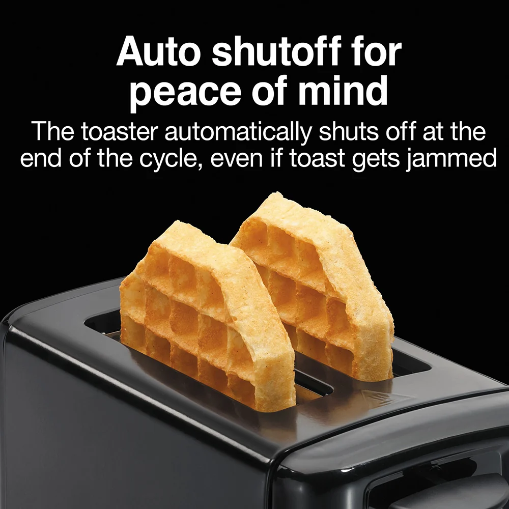 2-Slice Black Toaster 22624 - Image 3