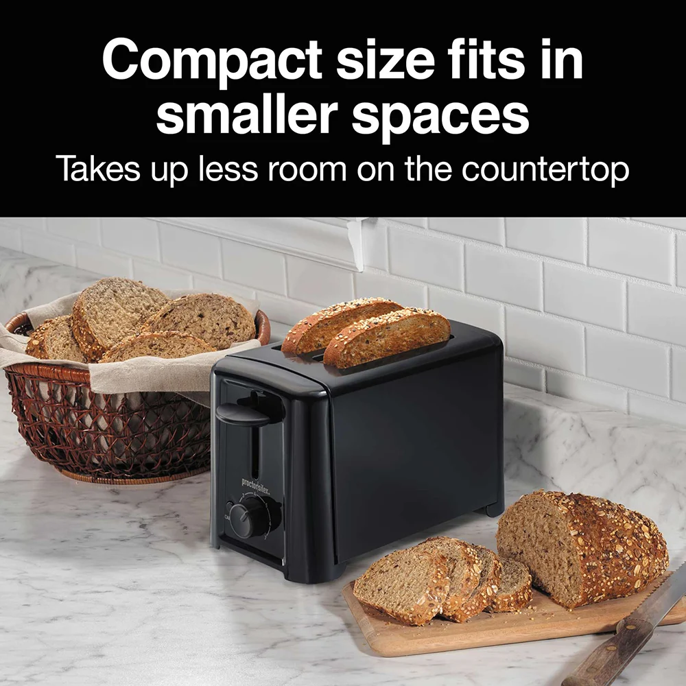 2-Slice Black Toaster 22624 - Image 4