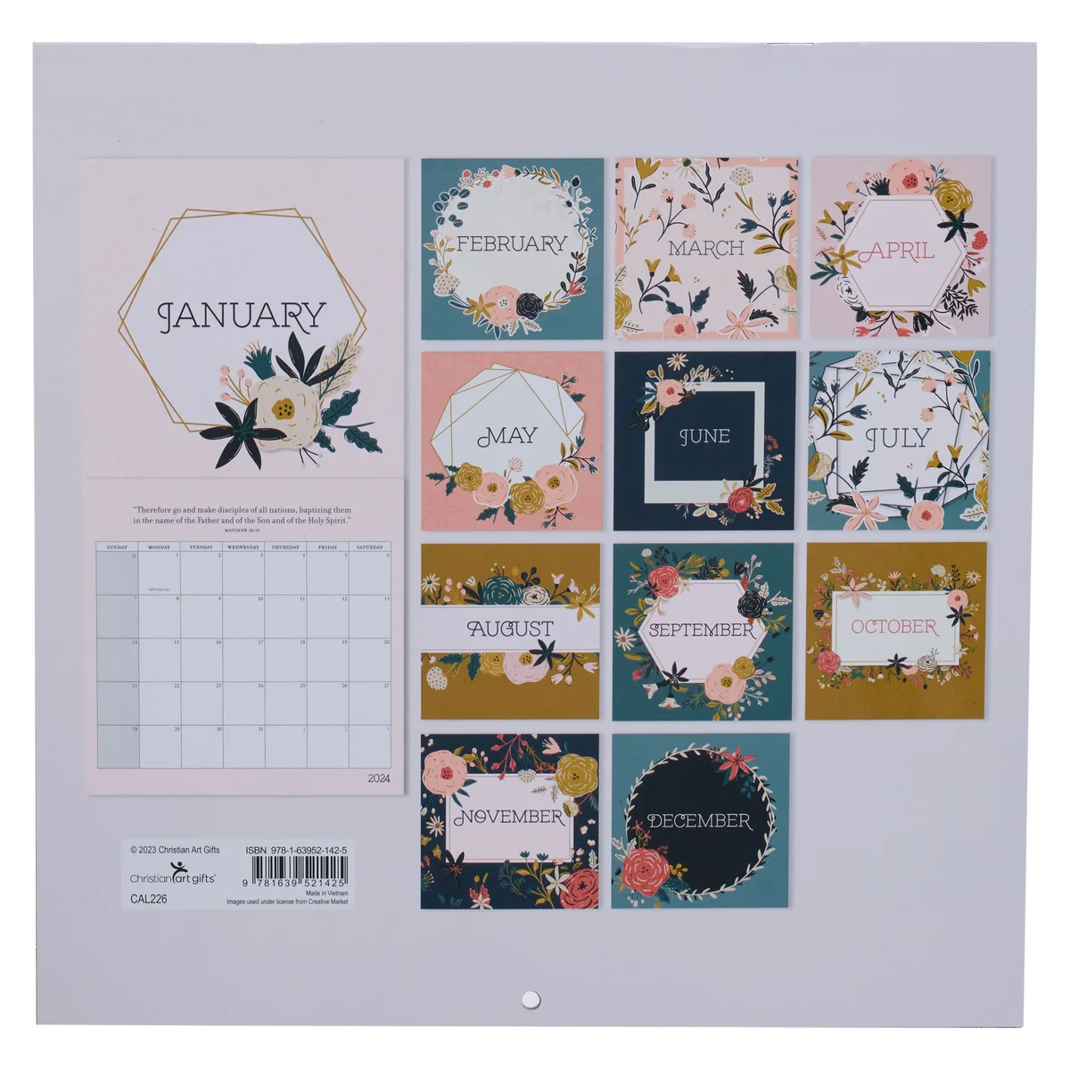 2024 Walk by Faith Wall Calendar CAL226 - Image 2