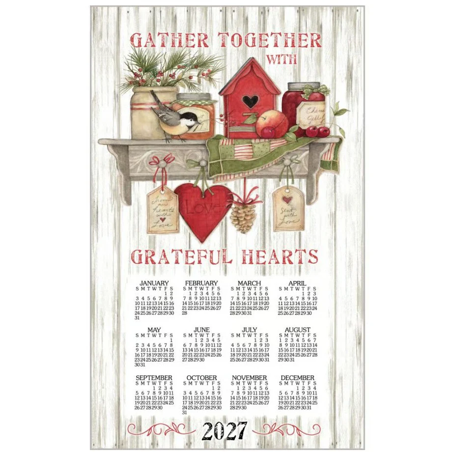 2027 Calendar Towels
