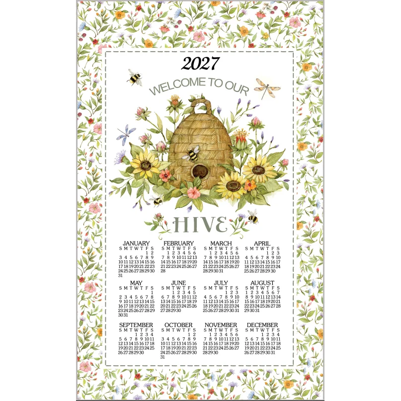2027 Calendar Towels - Image 17