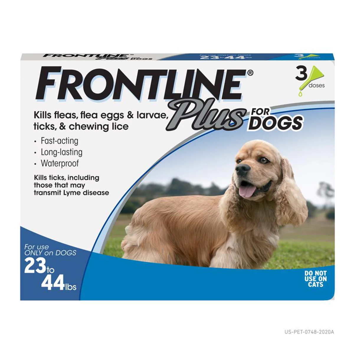 23 to 44 lb. Dog Flea and Tick Liquid Drops 0.05 oz. 3 pk 2510