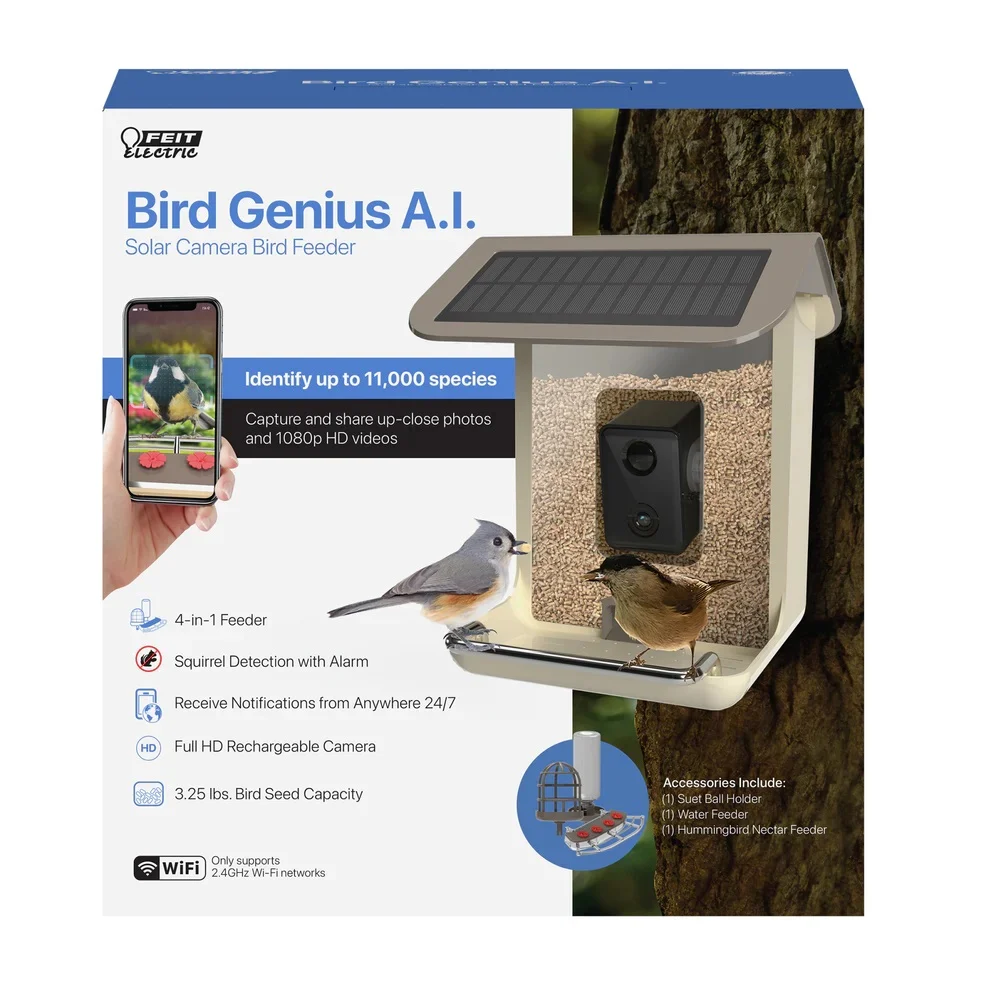 2.5L Smart Solar Camera Bird Feeder CAM/BIRD/WIFI - Image 2