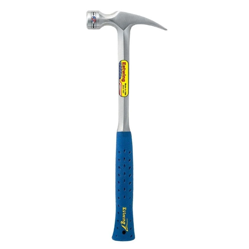 28 oz Milled Face Framing Hammer Steel Handle E3-285M 23720 - Image 3