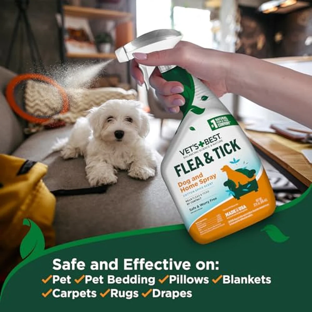 32 oz Anti-Flea Dog and Home Spray - Image 6