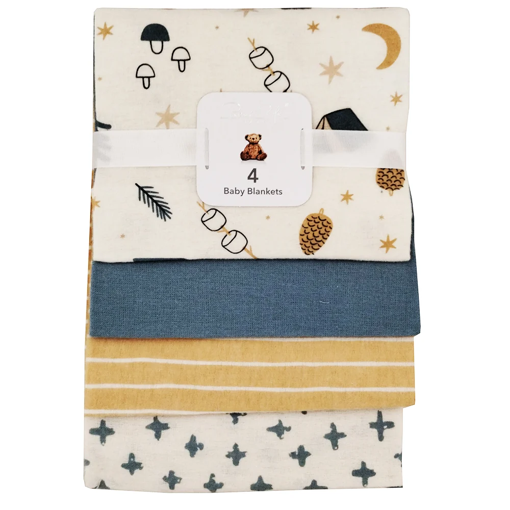 4-Pack Baby Blankets R404D