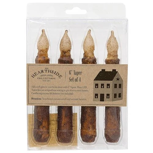 4-Pack LED Taper Candles G8488 - Image 2