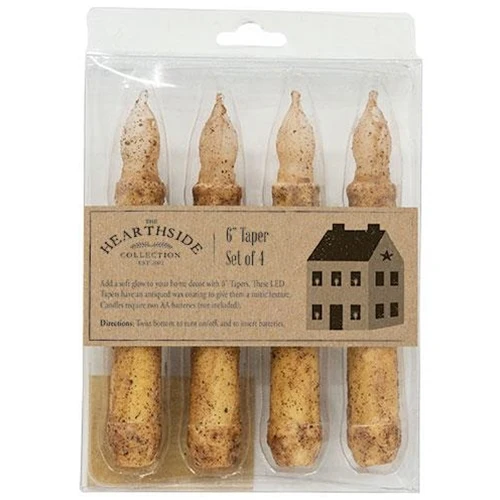 4-Pack LED Taper Candles G8488 - Image 3