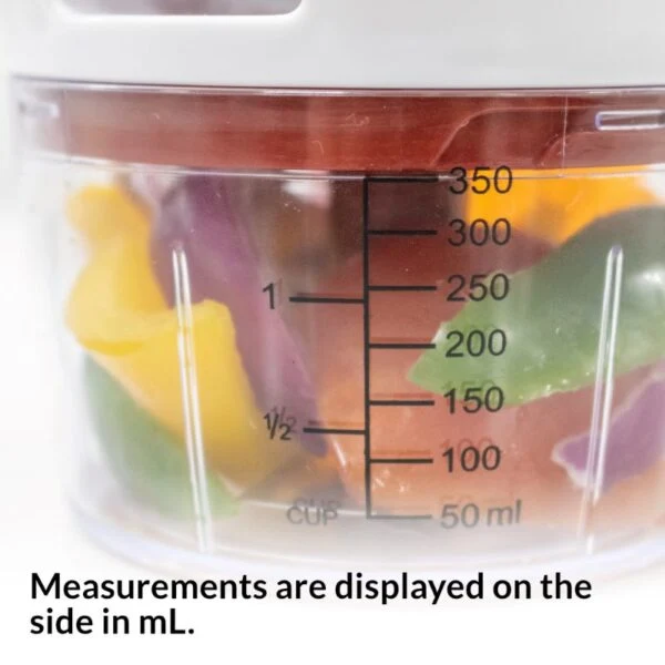 400 ml Pull-String Food Chopper 352-1798 - Image 4