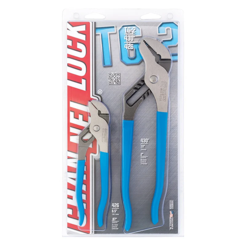 6-1/2 & 10 Inch Carbon Steel Tongue and Groove Pliers TG2 2139244 - Image 3