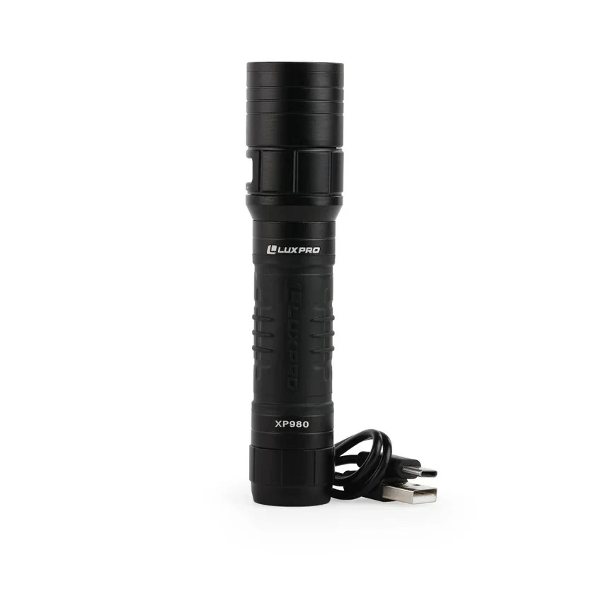 750 Lumens Rechargeable LED Flashlight XP980 - Image 2