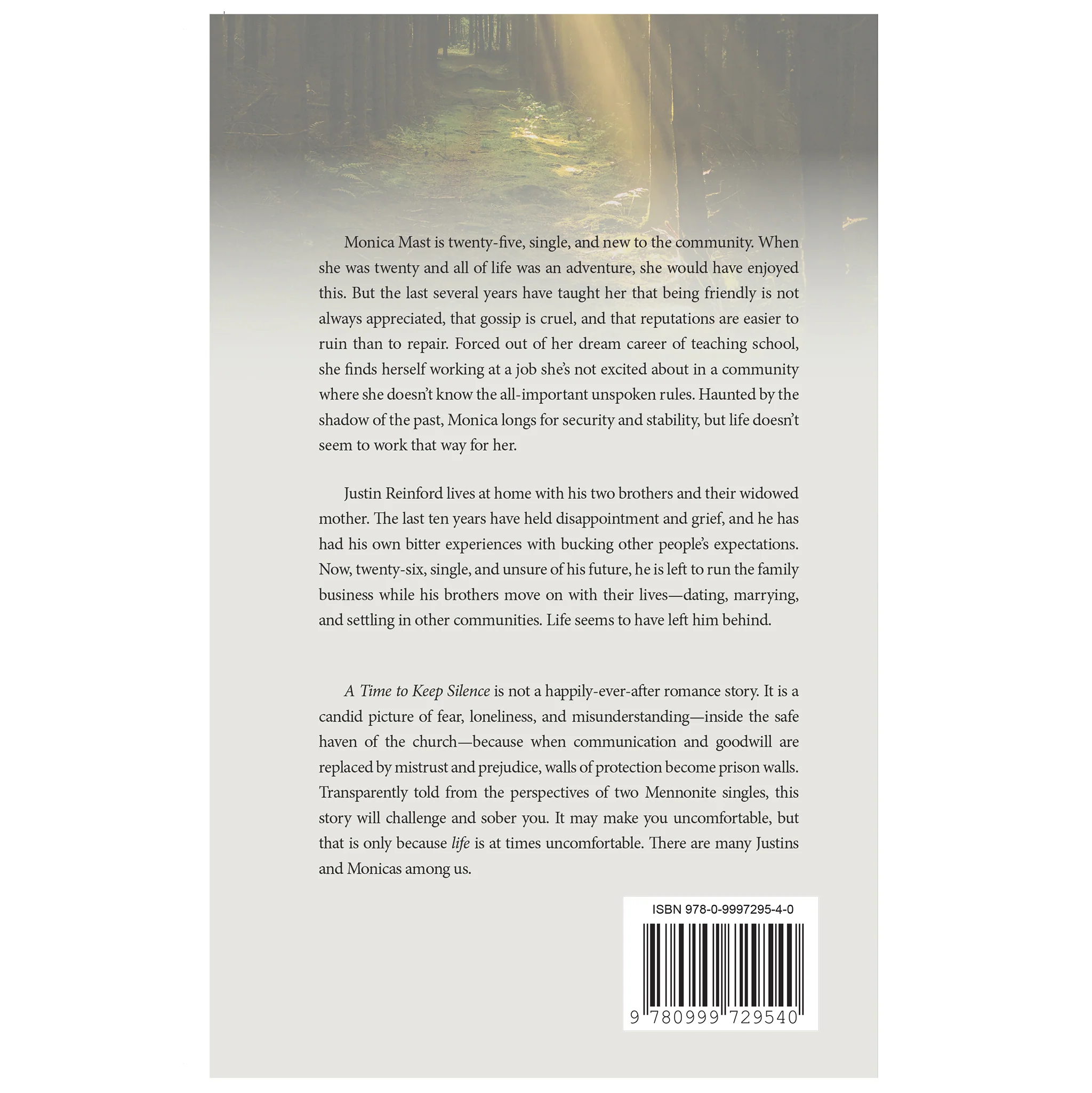 A Time to Keep Silence Book by Emily Steiner 9780999729540 - Image 2
