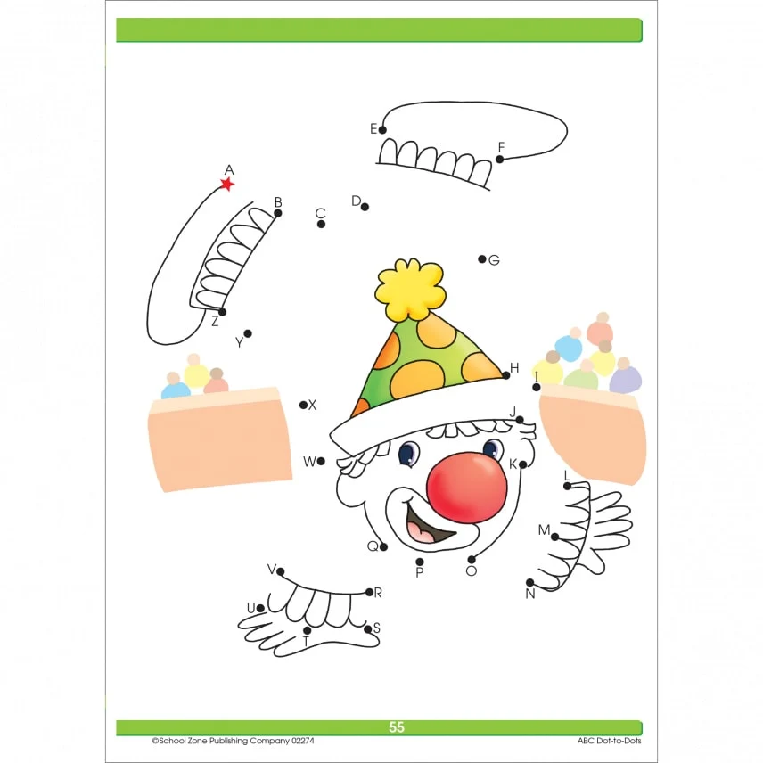 ABC Dot to Dots Preschool Workbook 02274 - Image 2