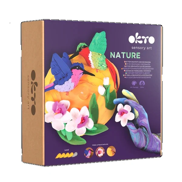 Air-Dry Clay 3D Painting Kit Hummingbirds 20043