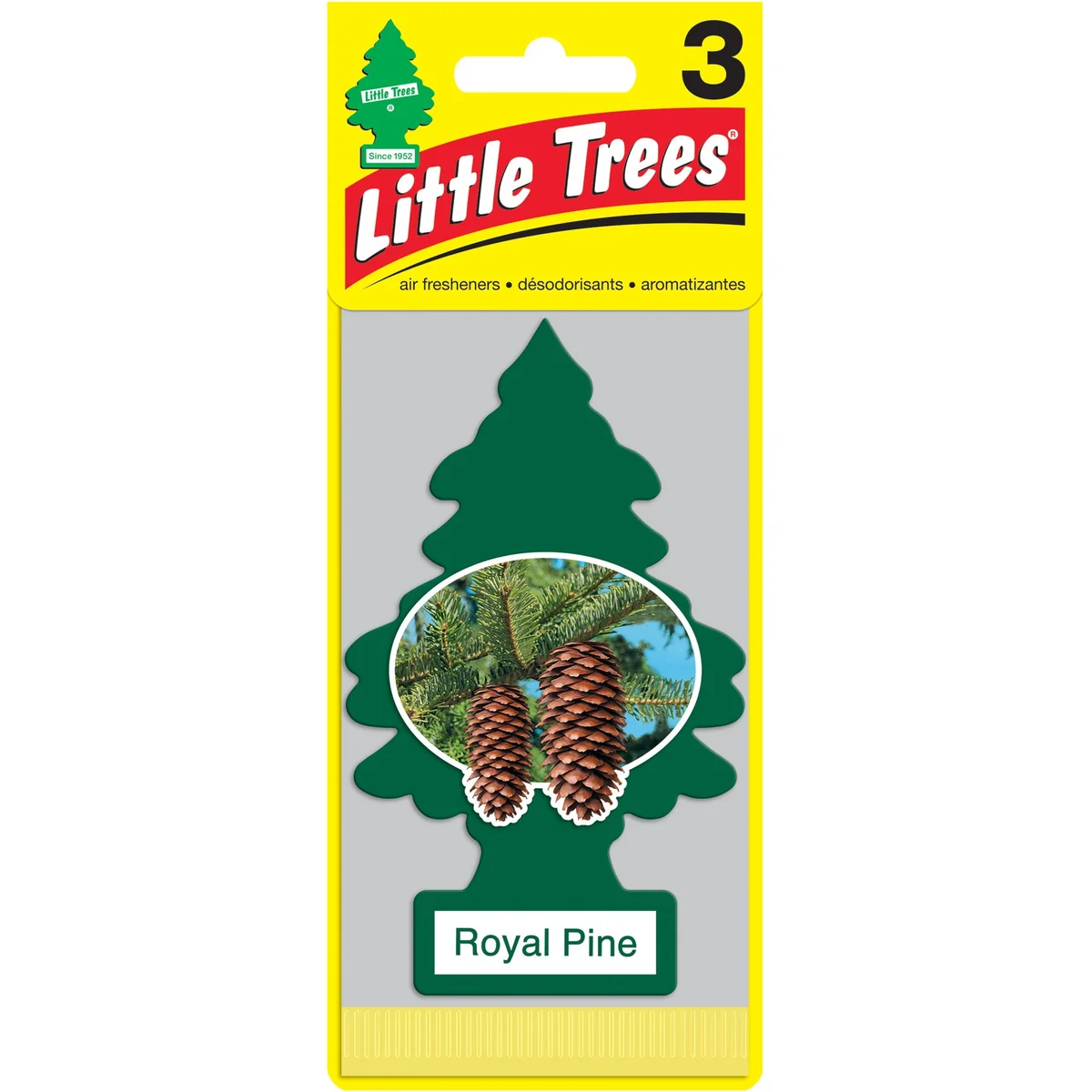 Air Freshener Royal Pine Fragrance 3-Pack