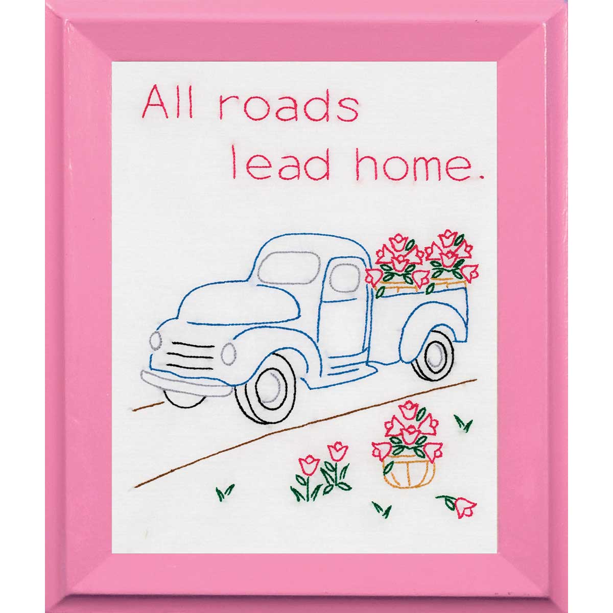 All Roads Lead Home Sampler Embroidery Design 181-729