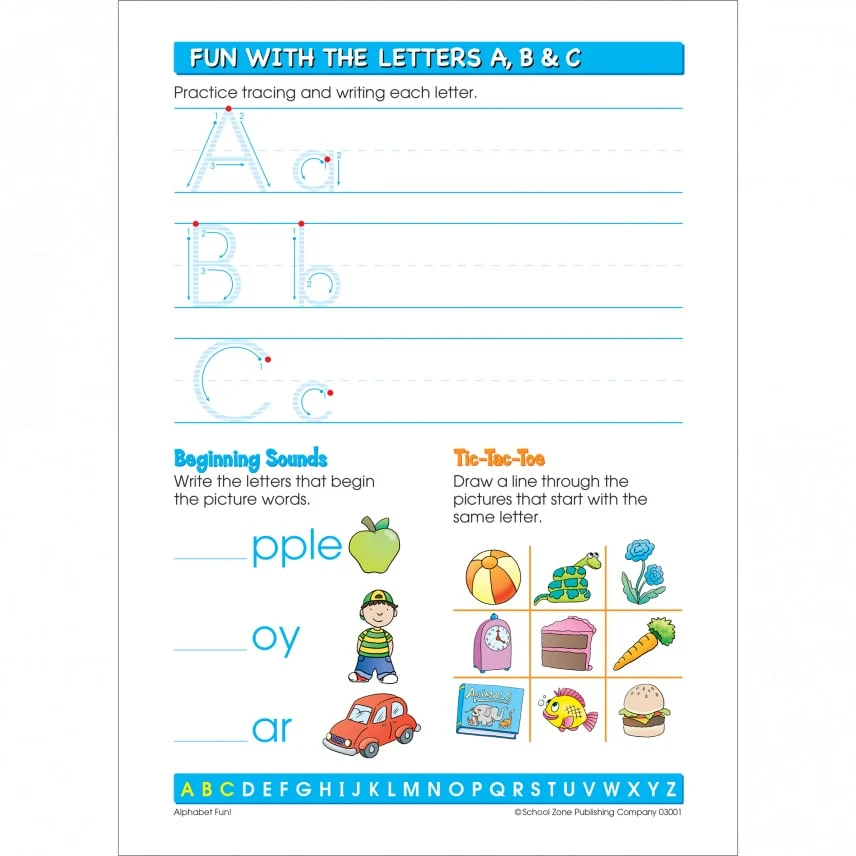 Alphabet Fun! Write and Reuse Workbook 03001 - Image 5