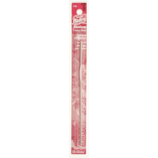 Aluminum Silvalume Crochet Hook 12106-Find the size you need