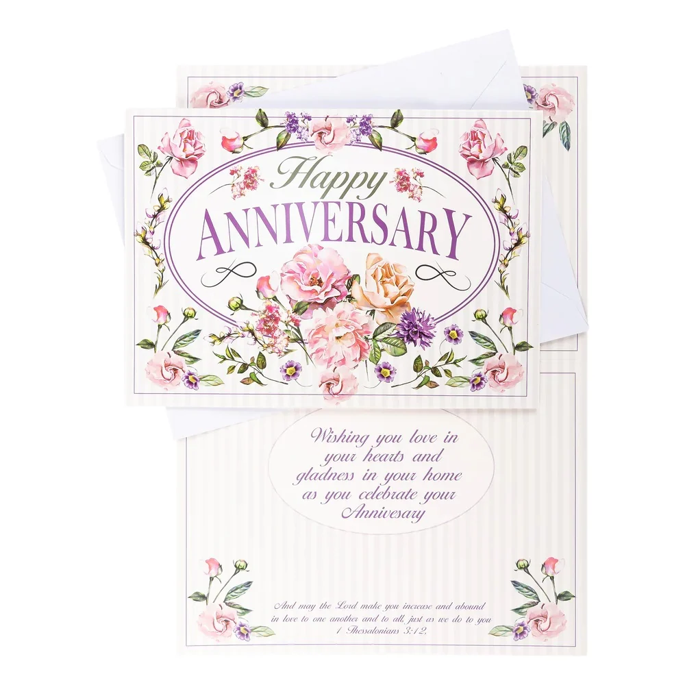 Anniversary Floral Sprays Boxed Cards 28655N - Image 5