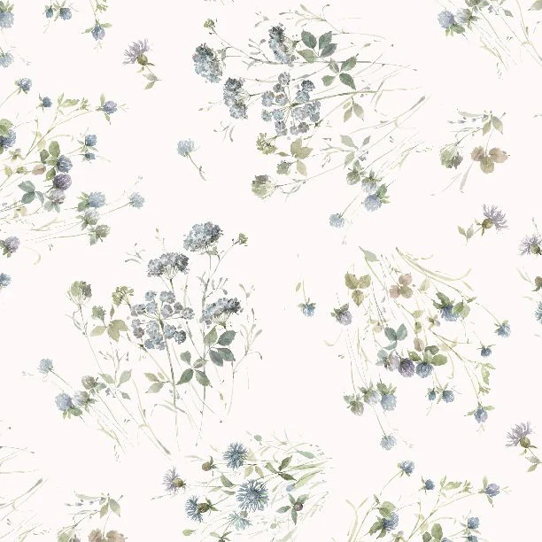 Au Naturel Collection Large Floral Cotton Fabric 17817