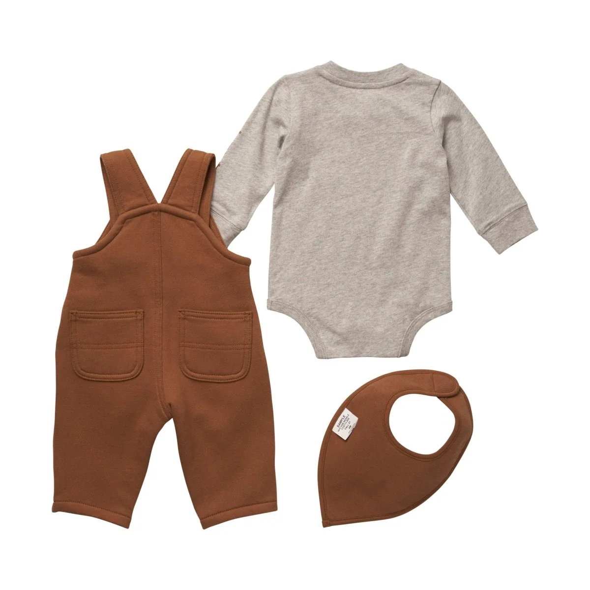 Baby Boy Born to Farm Bodysuit and Fleece Overalls CG8774 - Image 2