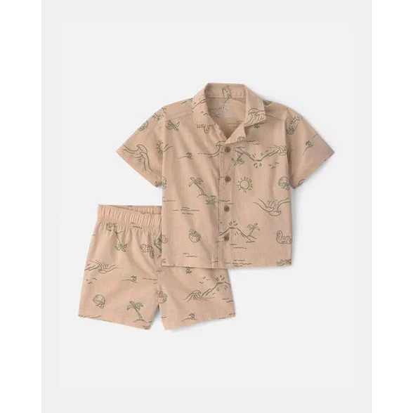 Baby Boys' 2-Piece Volcano Beach Top and Short Set 1V266910