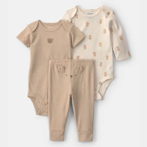 Baby Boys' 3-Piece Bodysuit and Pant Set 1V25 - Image 2