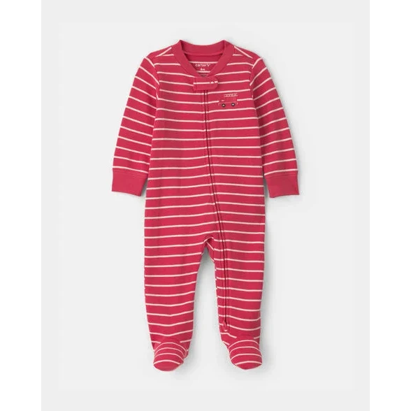 Baby Boys' Firetruck 2-Way Zip Sleep and Play Pajamas 1V716610
