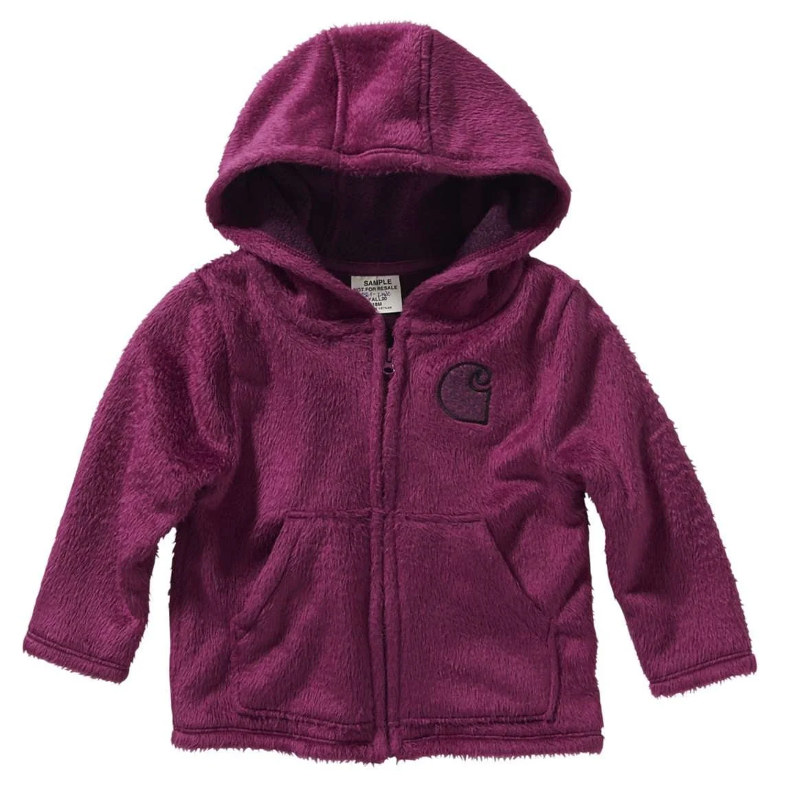 Baby Girl Hooded Fleece Jacket CP9561- Infant and Toddler Sizes - Image 2