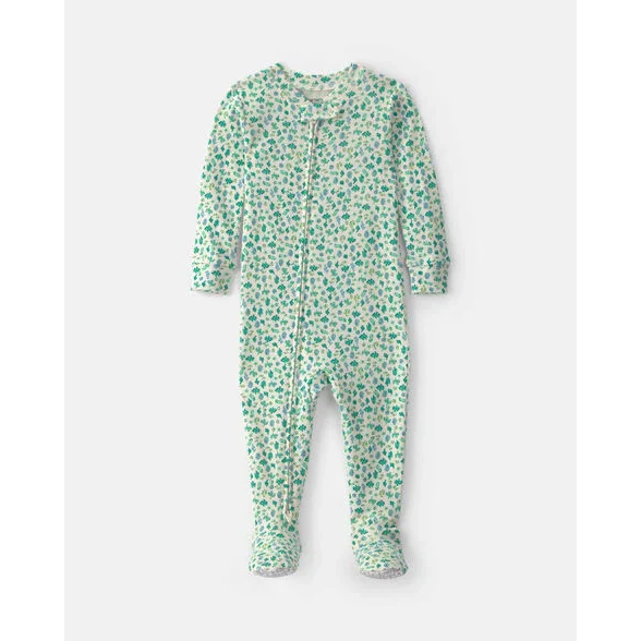 Baby Girls' Sea Life Footed Pajama 1V