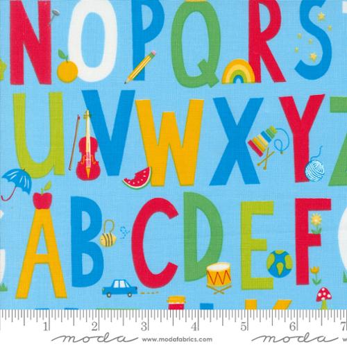 Back to School Collection ABCs Cotton Fabric 20890 - Image 2