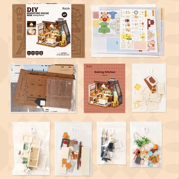Baking Kitchen DIY Miniature House DG172 - Image 2