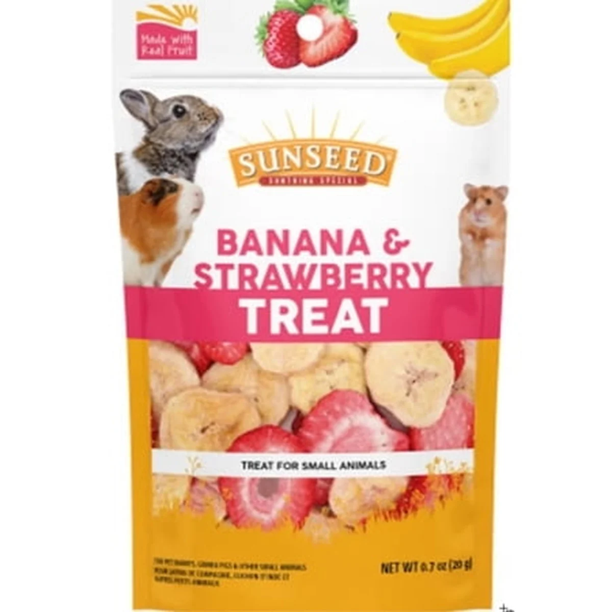 Banana and Strawberry Small Animal Treat