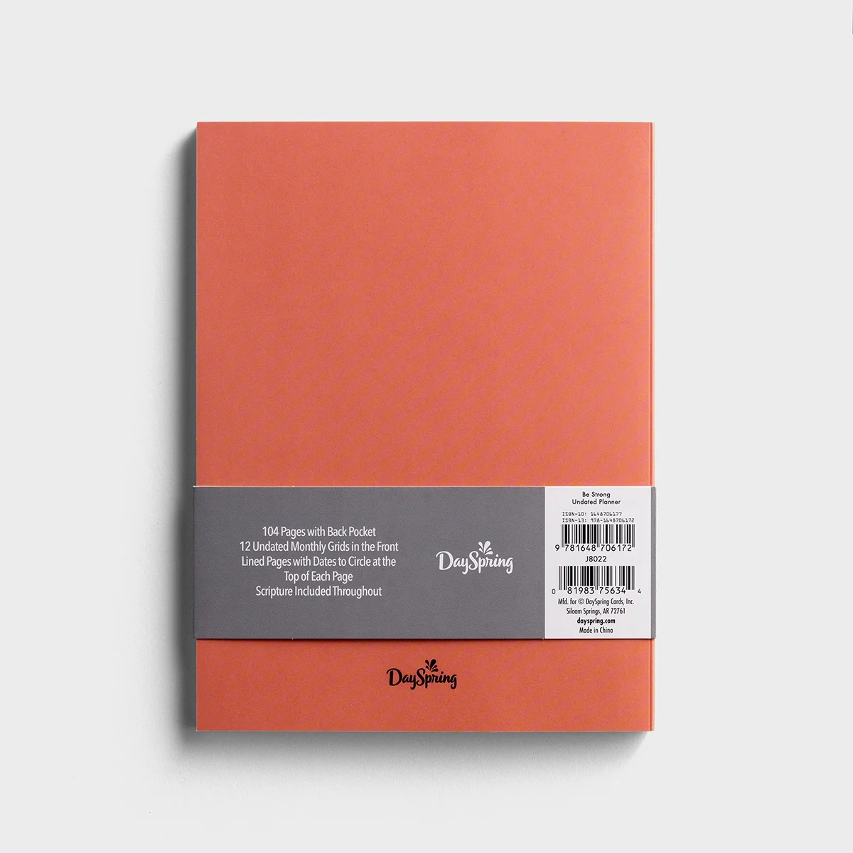 Be Strong and Courageous - 12 Month Undated Planner J8022 - Image 5