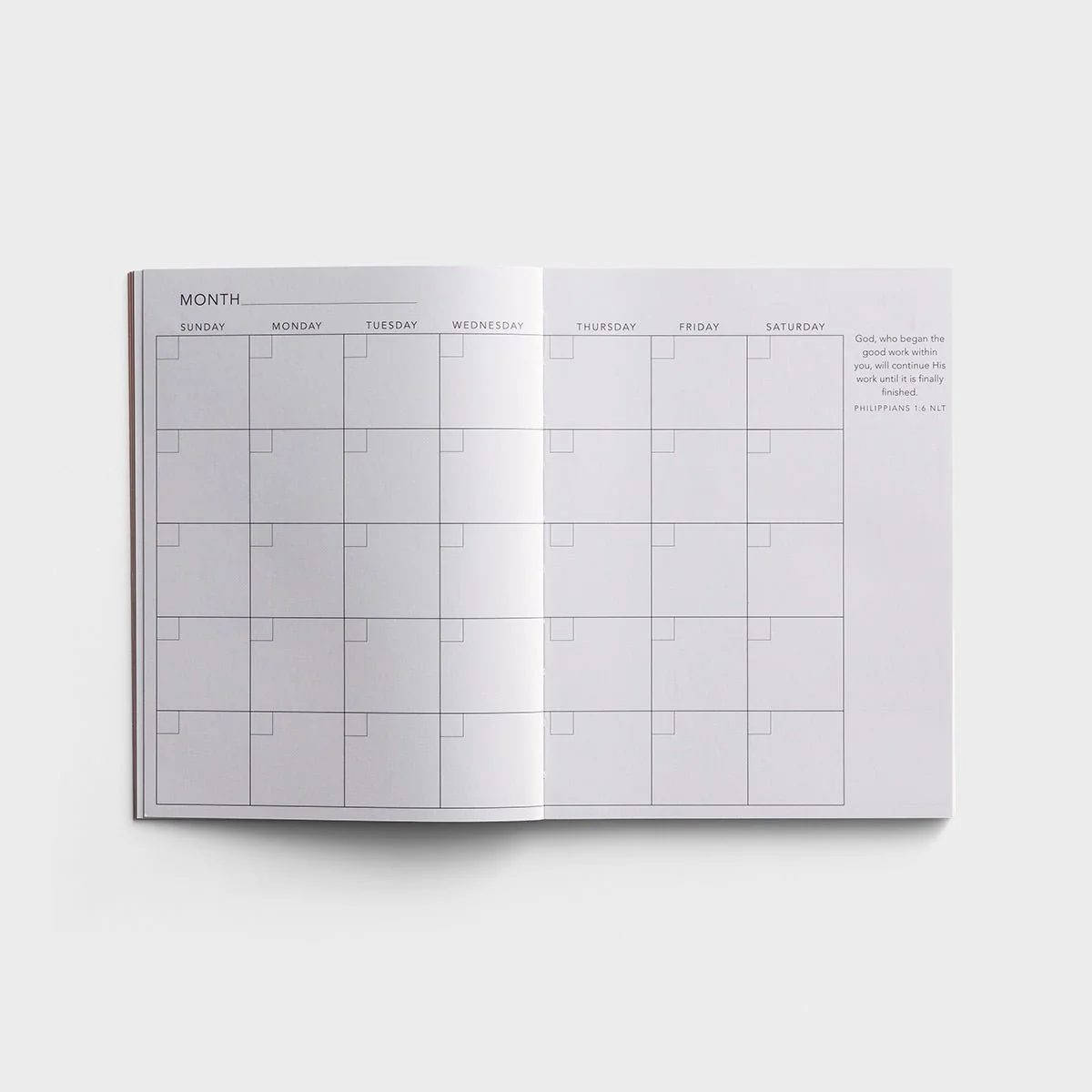 Be Strong and Courageous - 12 Month Undated Planner J8022 - Image 7