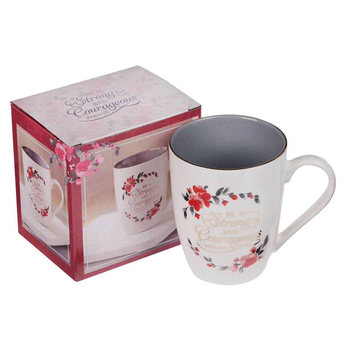Be Strong & Courageous Coffee Mug MUG692 - Image 3