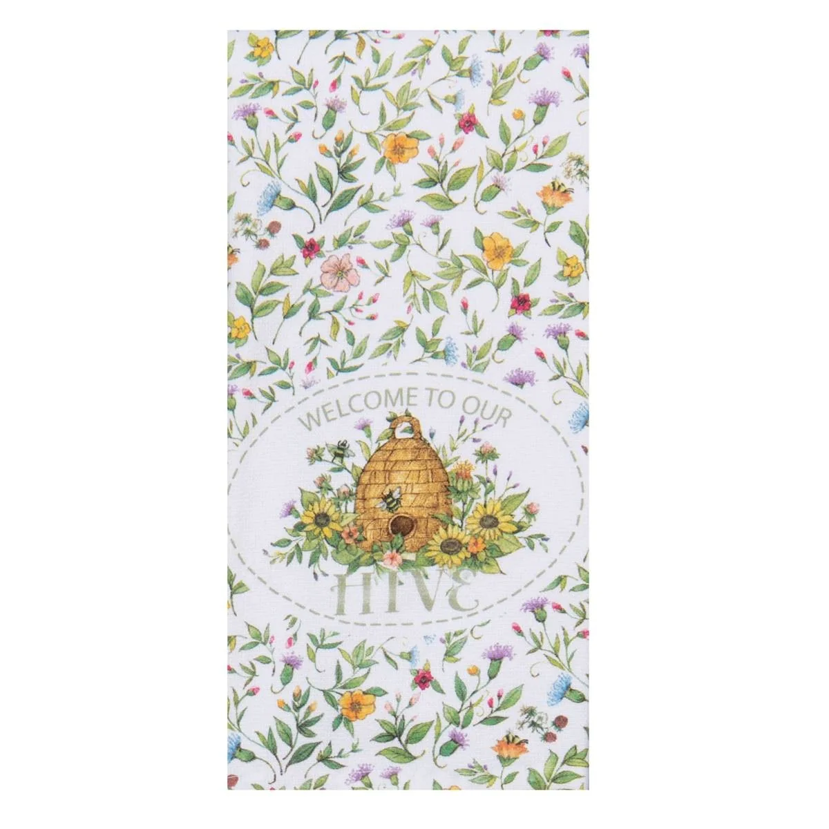 Bee and Floral Dual Purpose Towel R8429