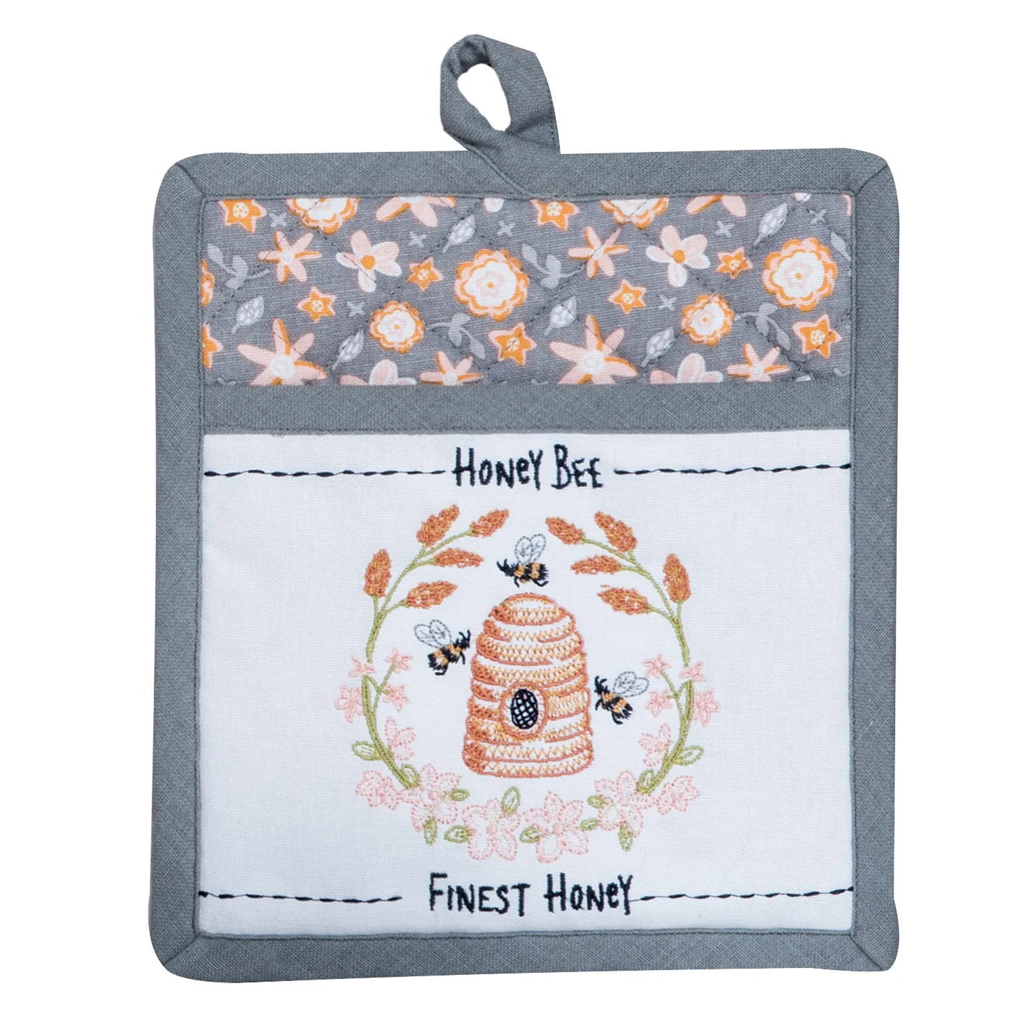 Bee Inspired Pocket Mitt Potholder R4762