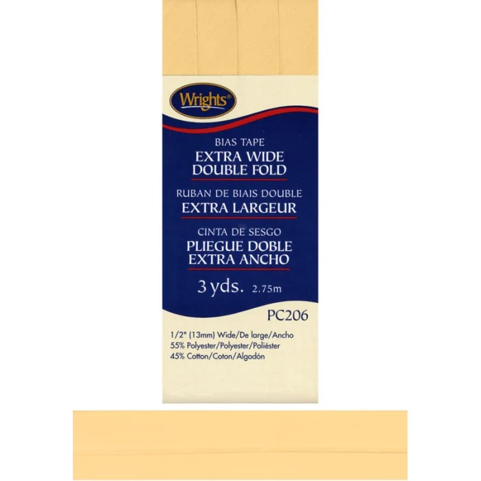 Bias Tape Extra Wide Double Fold 117206
