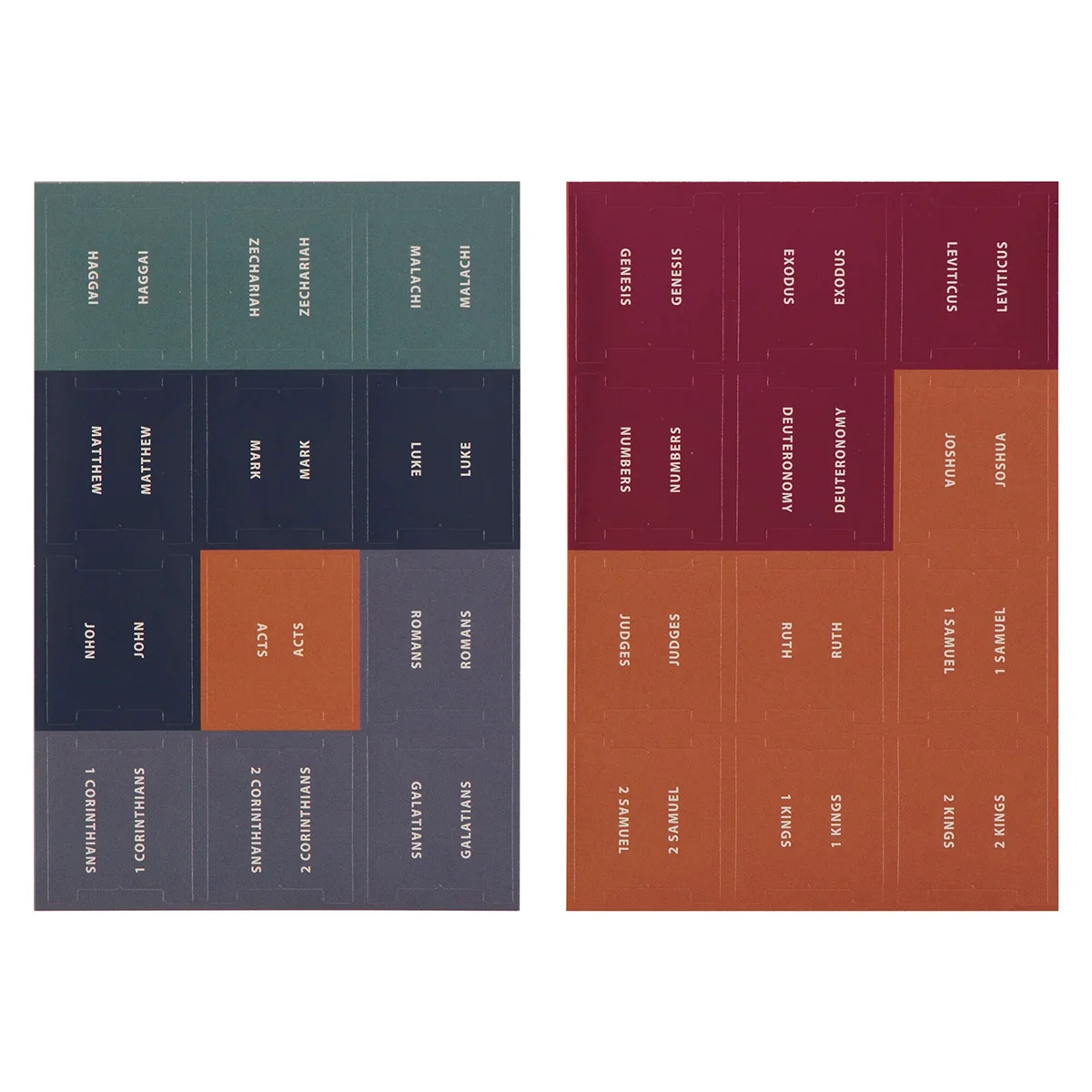 Bible Indexing Stickers: Old & New Testament ITAB0 - Image 4
