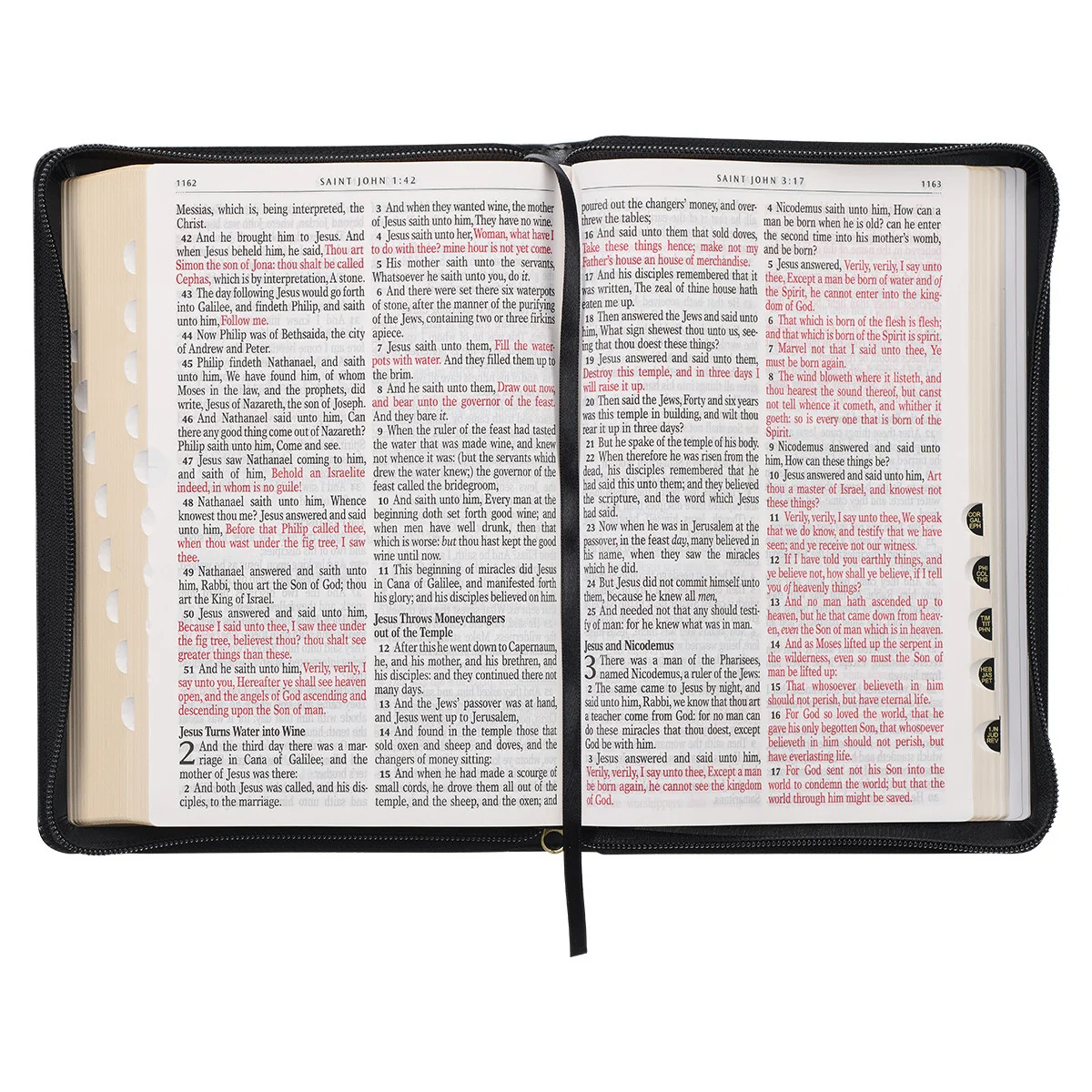 Black Framed Giant Print Bible KJV185 - Image 7