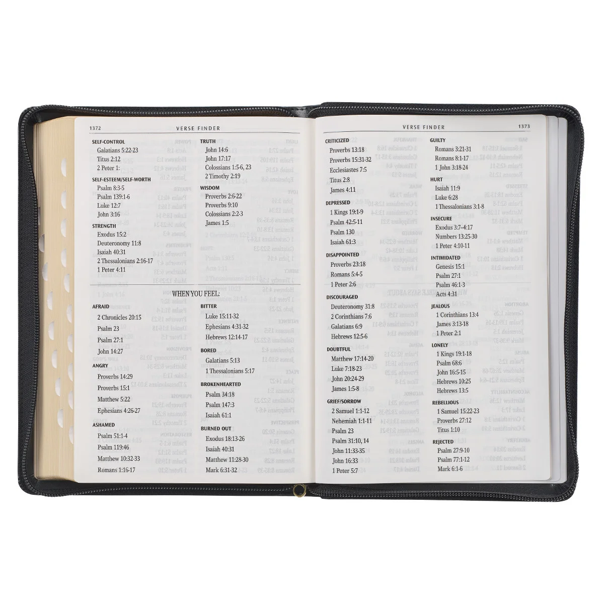 Black Framed Giant Print Bible KJV185 - Image 9